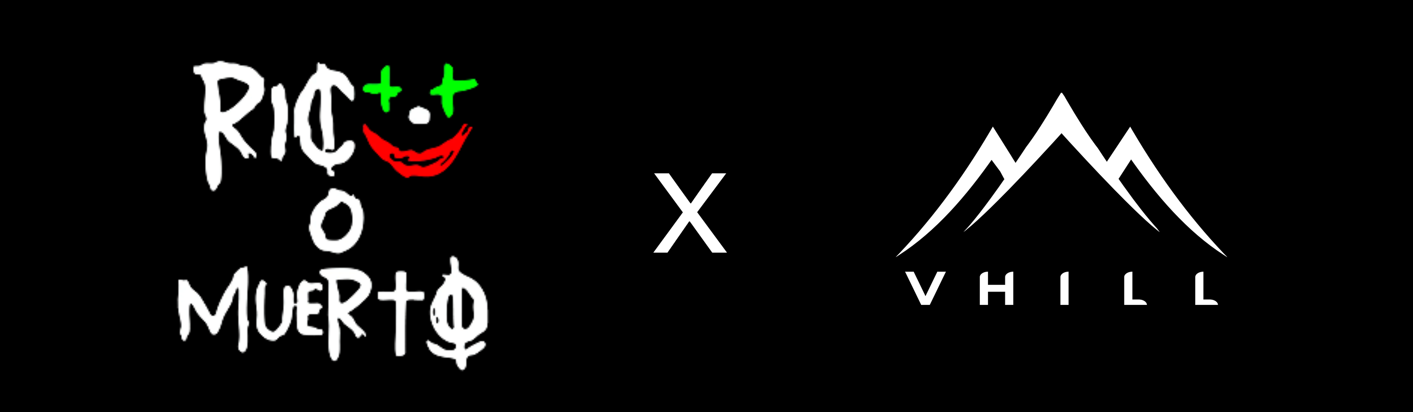 logotipo rico o muerto x vhill air